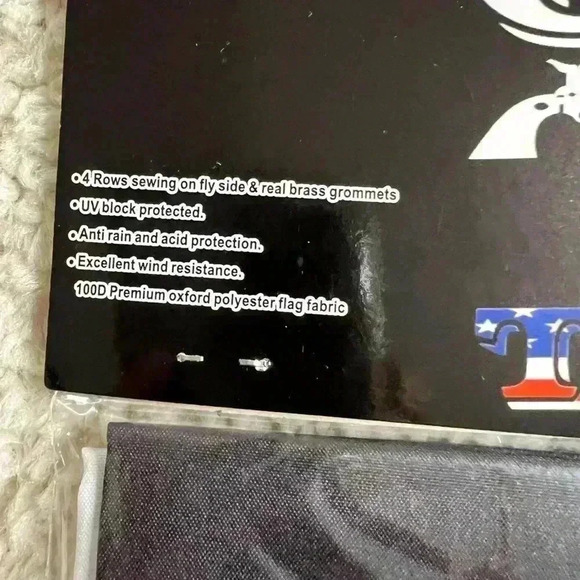 God Guns Trump Flag Size 3’X5’ NEW In Package - Picture 4 of 4